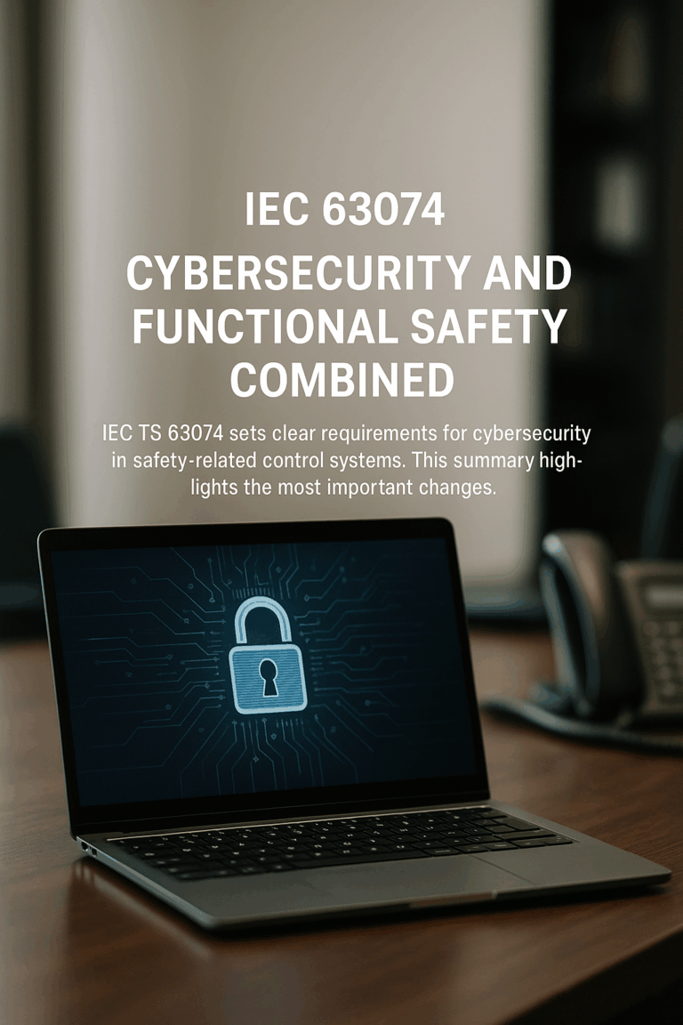IEC 63074 cybersecurity and functional safety combined - Secuvi
